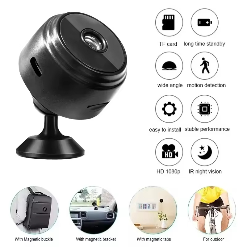 Home Security La - Caméra de sécurité WiFi HD 1080P