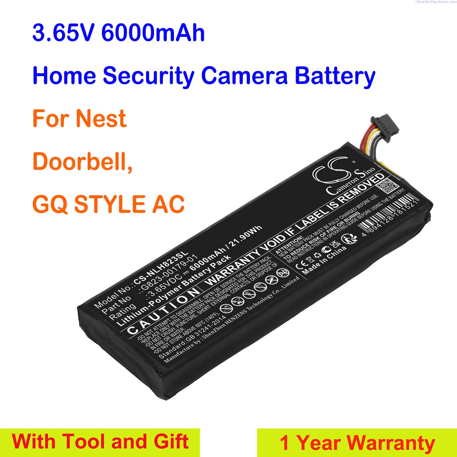 Home Security Doorbell Camera - Cameron S376000 mAh Caméra de sécurité