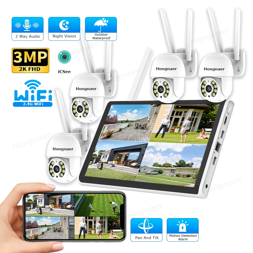 Home Security Kit - Kit de Système de Caméras de