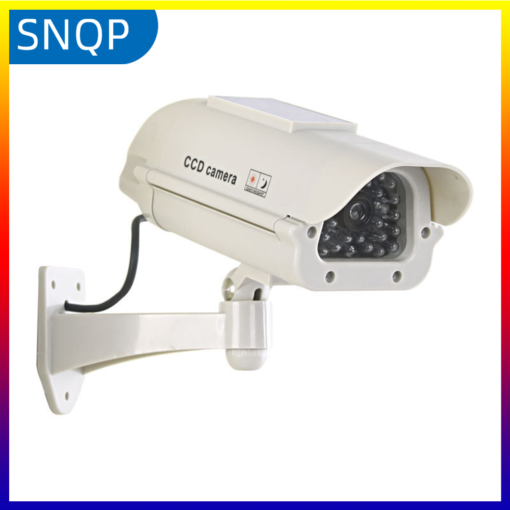 Home Security For Apartments - Caméra solaire de simulation étanche, fausse