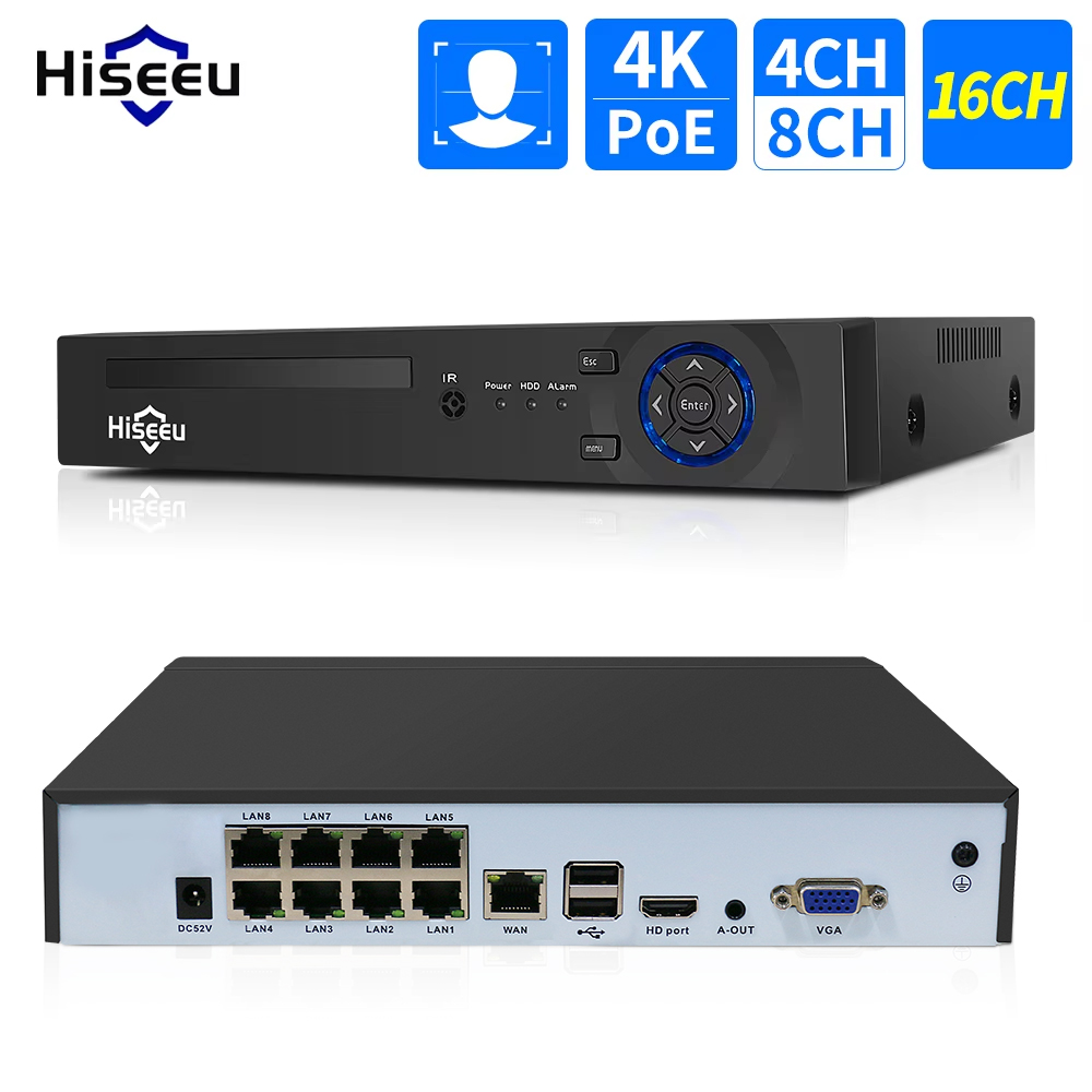 Home Security Cameras - Hiseeu – Kit de système de