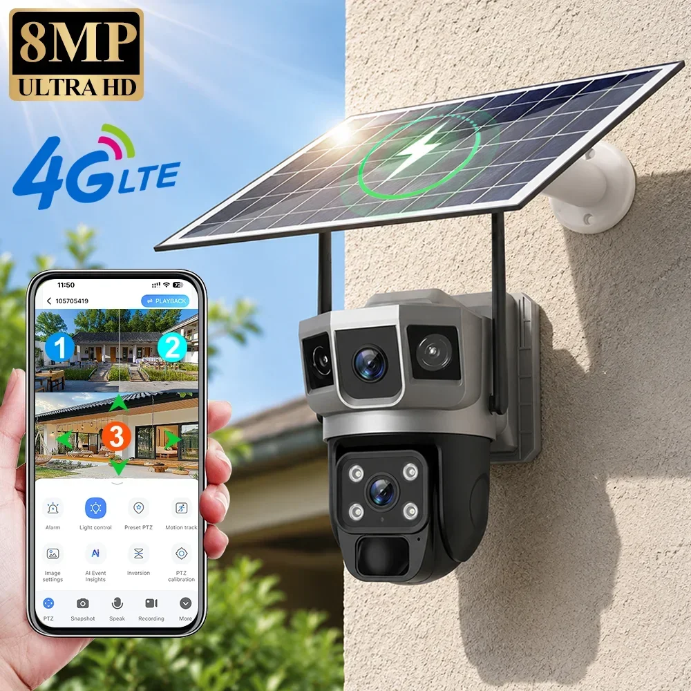 Home Security For Apartments - Caméra de sécurité V380 4K 3
