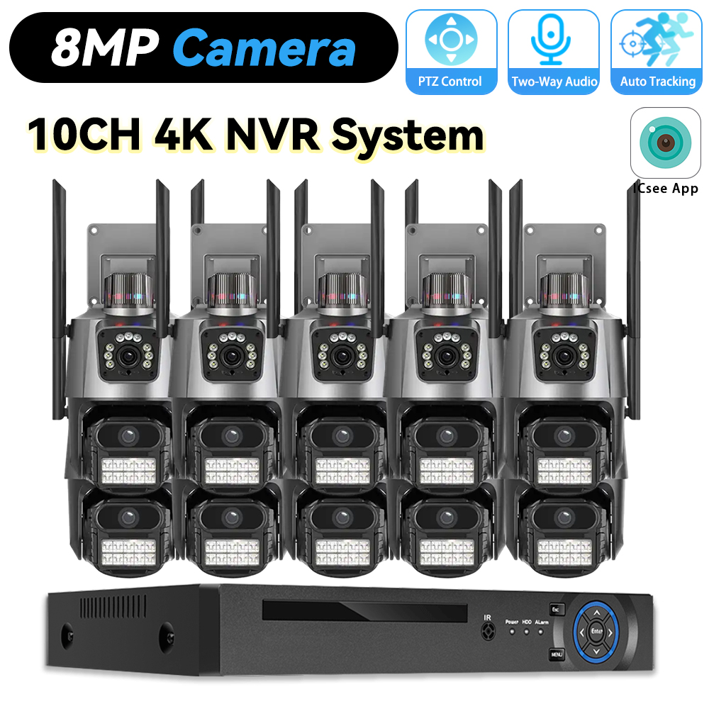 Home Security Video Recording Systems - Kit Système de Caméras de Sécurité
