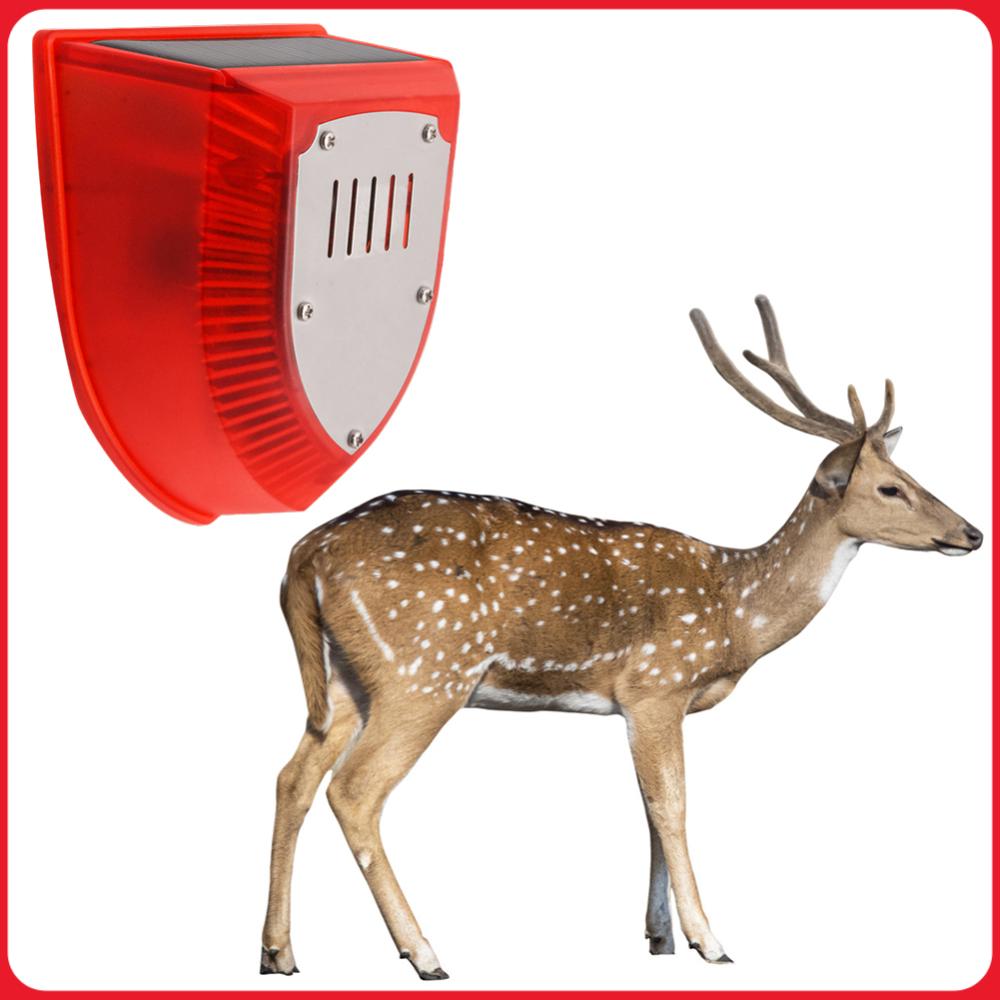 Barking Dog Alarm - Alarme solaire extérieure étanche avec sons