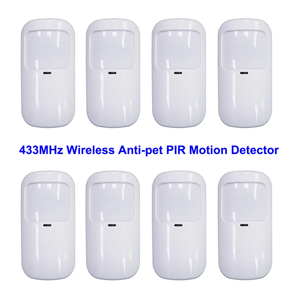 Home Security Essential - Détecteur infrarouge sans fil blanc pour