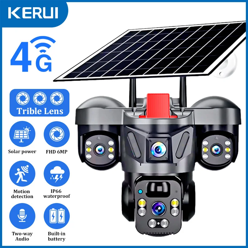 Home Security For Apartments - KERUI V380 Pro extérieur PTZ 6MP