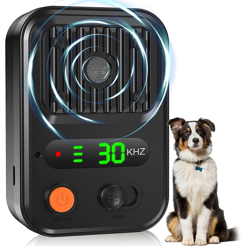 Barking Dog Alarm - Répulsif Portable pour chiens, fréquence 25kHz,