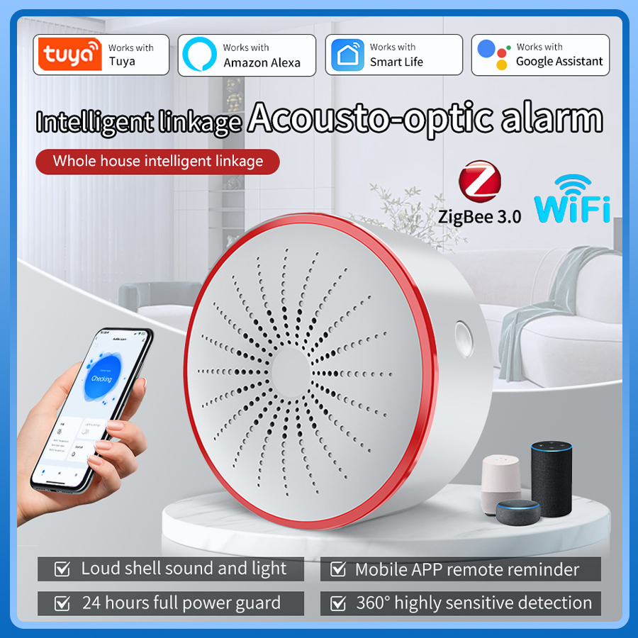 Home Security Blink - Tuya WiFi ZigBee alarme sirène capteur