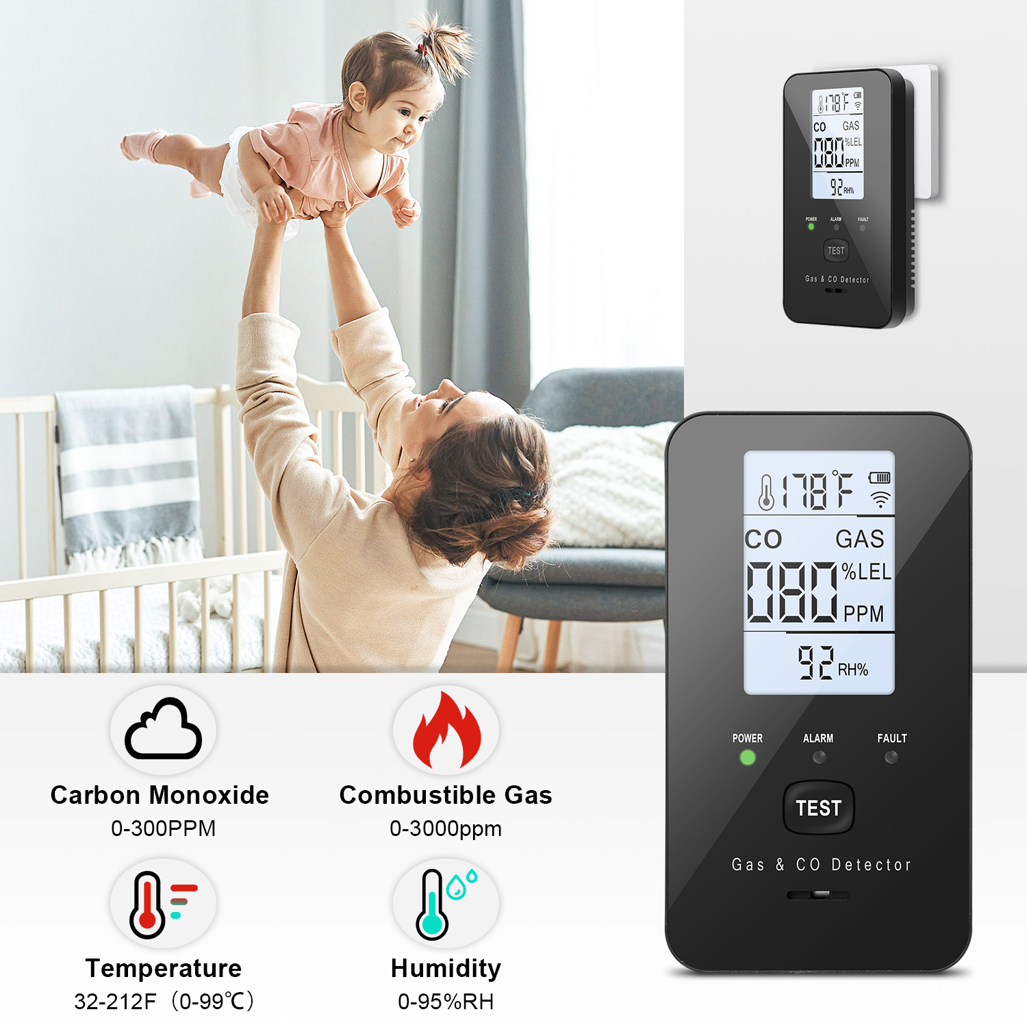 Détecteur combiné de gaz natur - Home Security For Apartments avis et prix