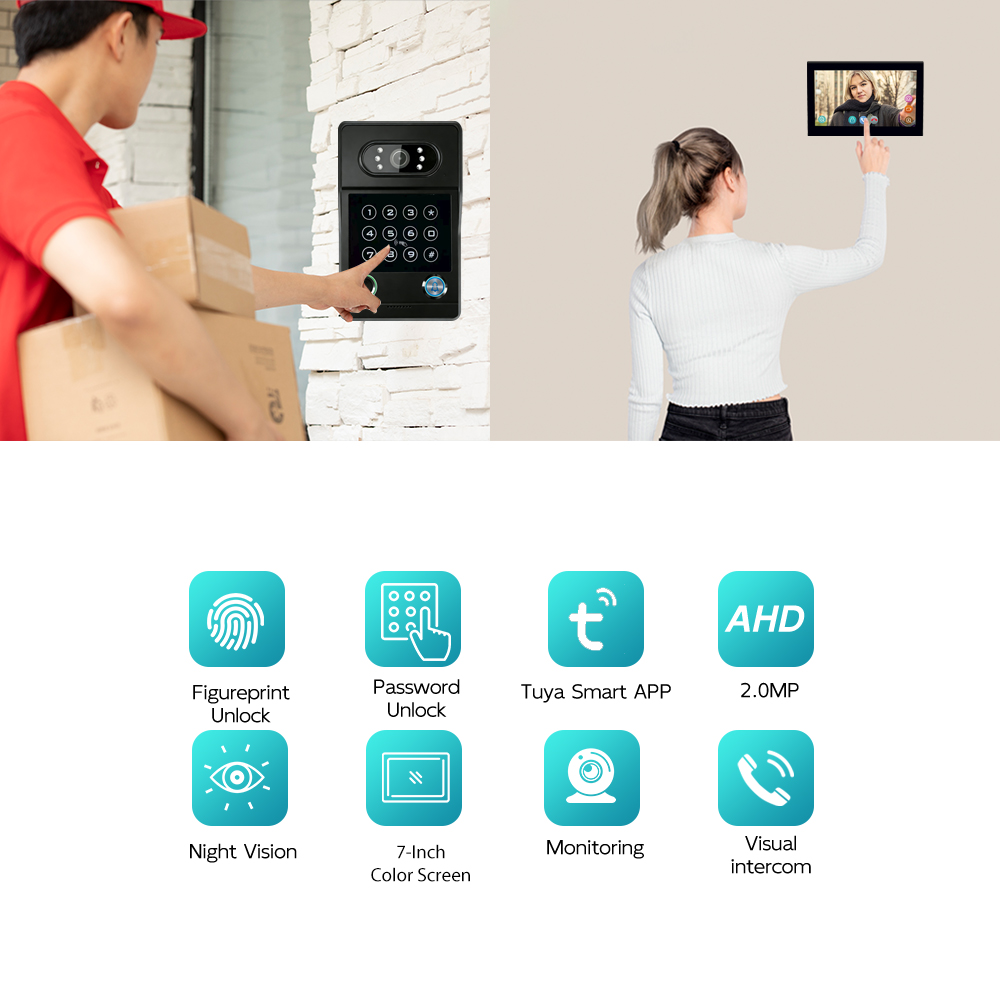 Système de sonnette vidéo inte - Home Security Video Recording Systems avis et prix