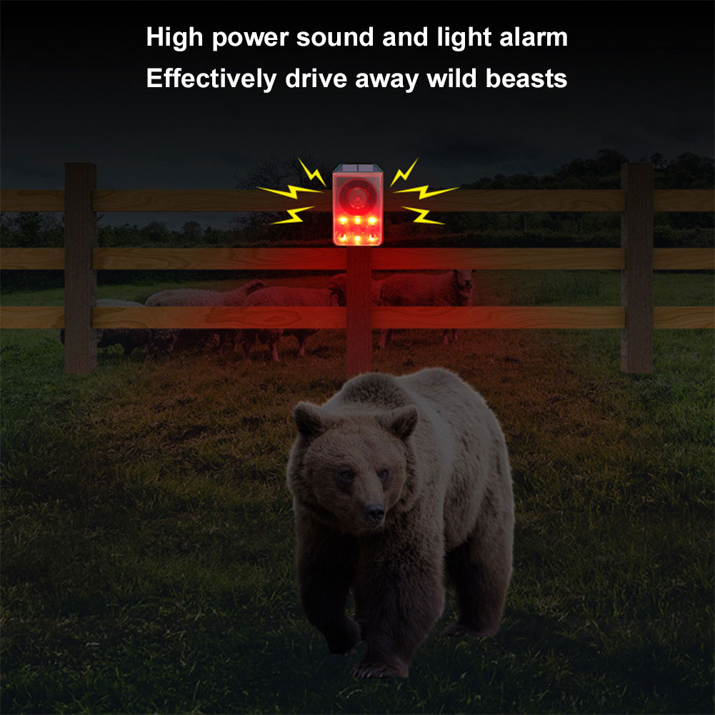 Alarme solaire extérieure à dé - Barking Dog Alarm avis et prix