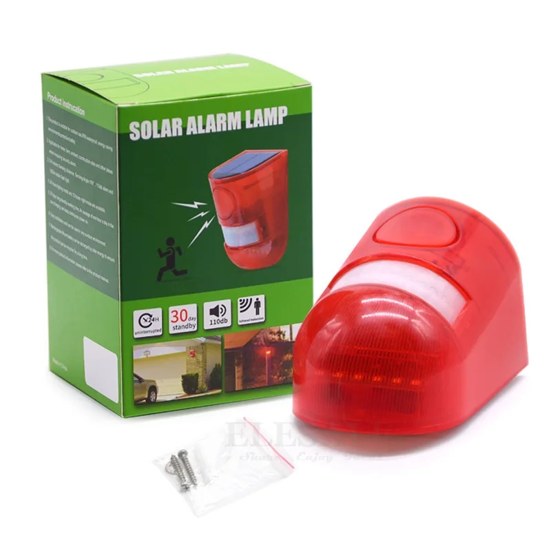 Lampe d'alarme solaire étanche - Home Security Blink avis et prix