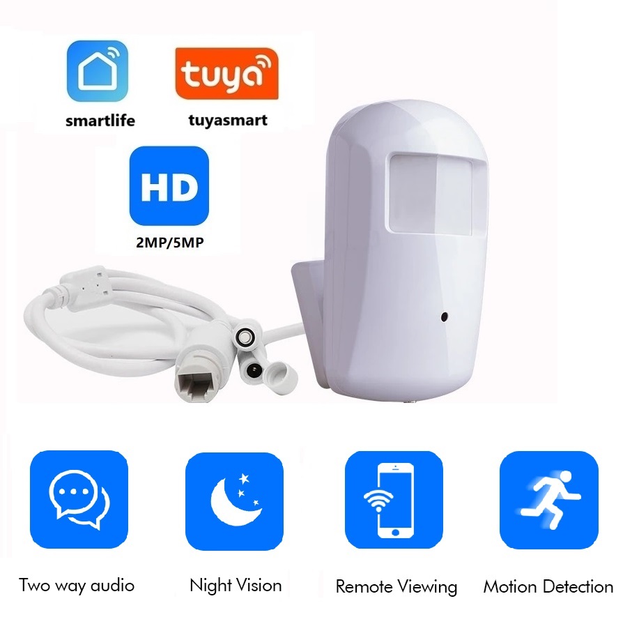 Mini caméra IP WiFi Tuya 2MP 5 - Hidden Camera Clock avis et prix