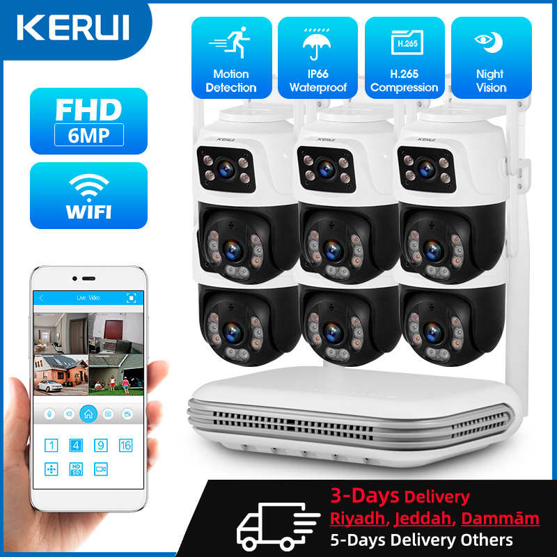 KERUI Étanche 6MP HD Sans Fil  - Home Security Kit avis et prix