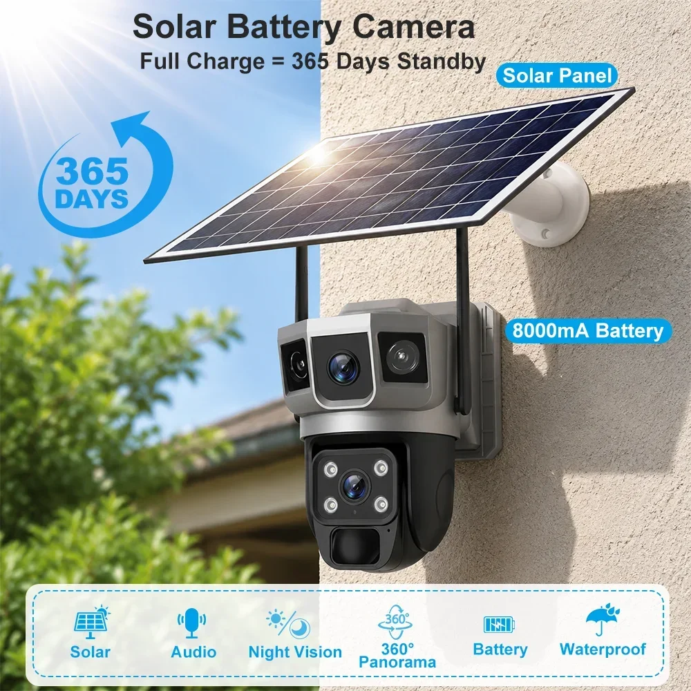 Caméra de sécurité V380 4K 3 é - Home Security For Apartments avis et prix