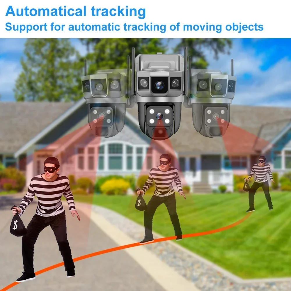 Caméra de sécurité V380 4K 3 é - Home Security For Apartments avis et prix
