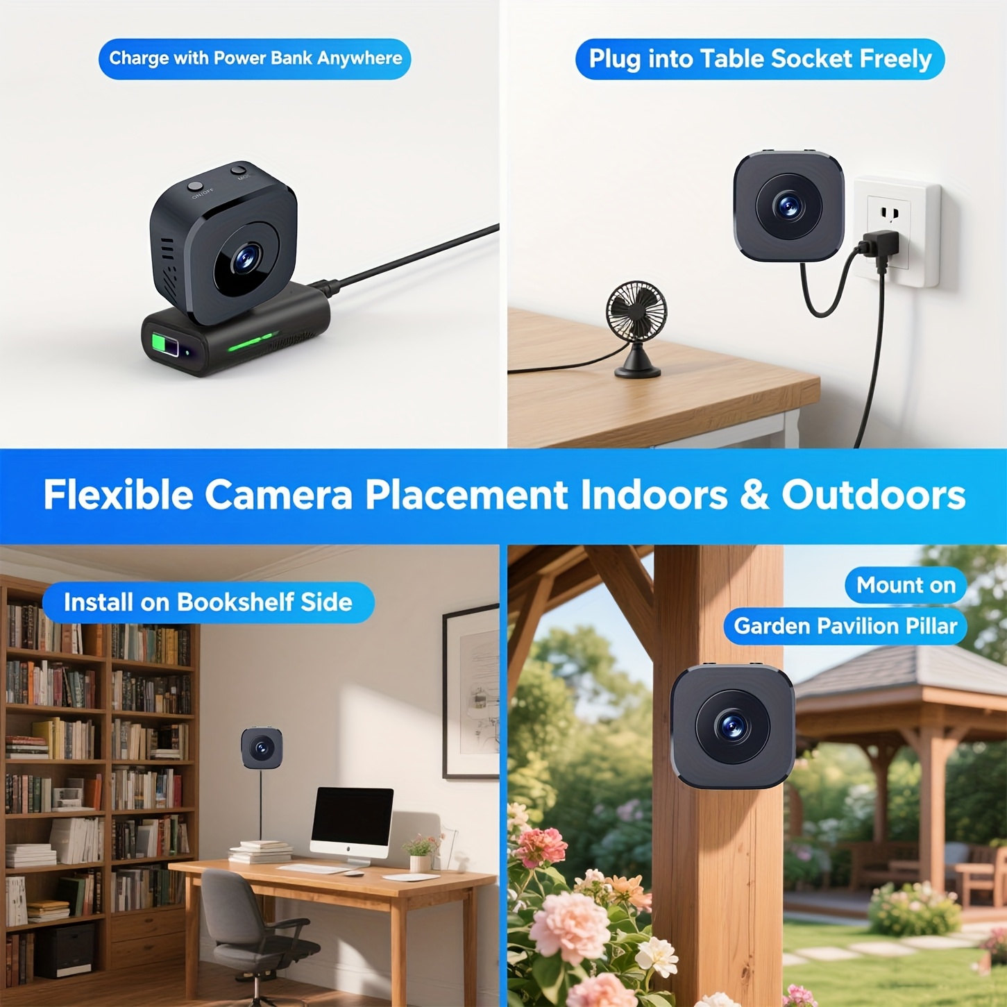 1080P HD Mini caméra WiFi sécu - Home Security Cameras avis et prix