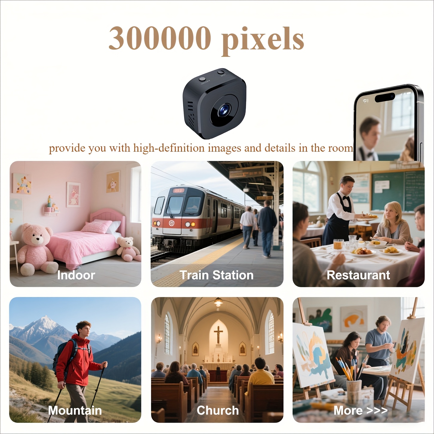 1080P HD Mini caméra WiFi sécu - Home Security Cameras avis et prix