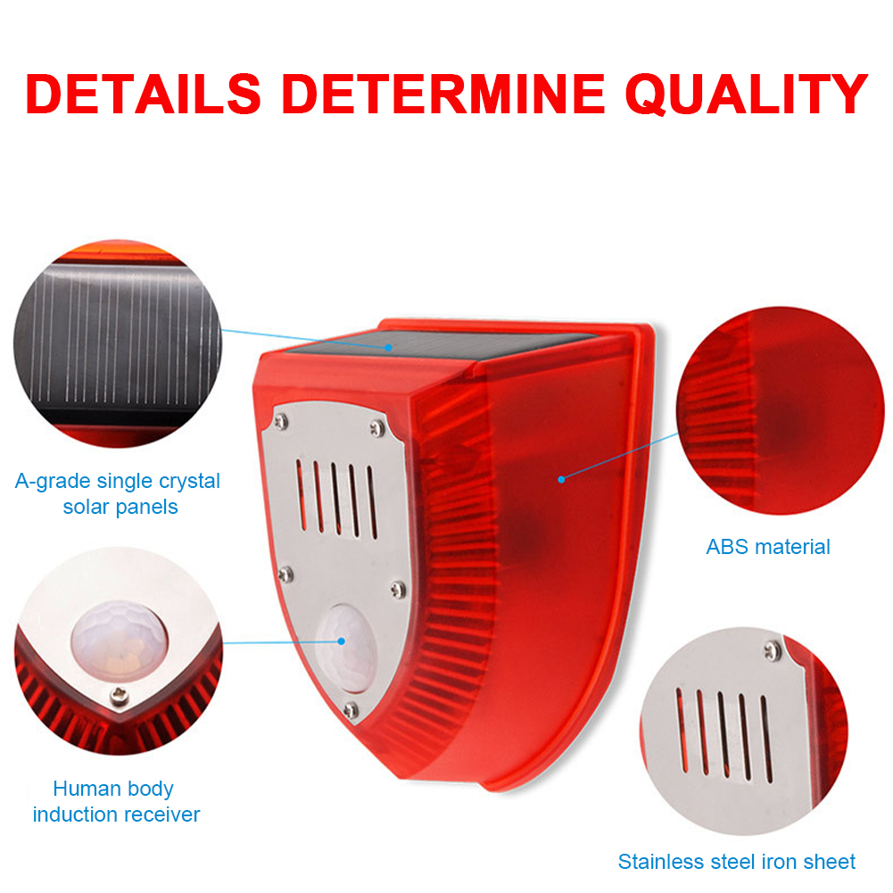 Alarme solaire extérieure étan - Barking Dog Alarm avis et prix