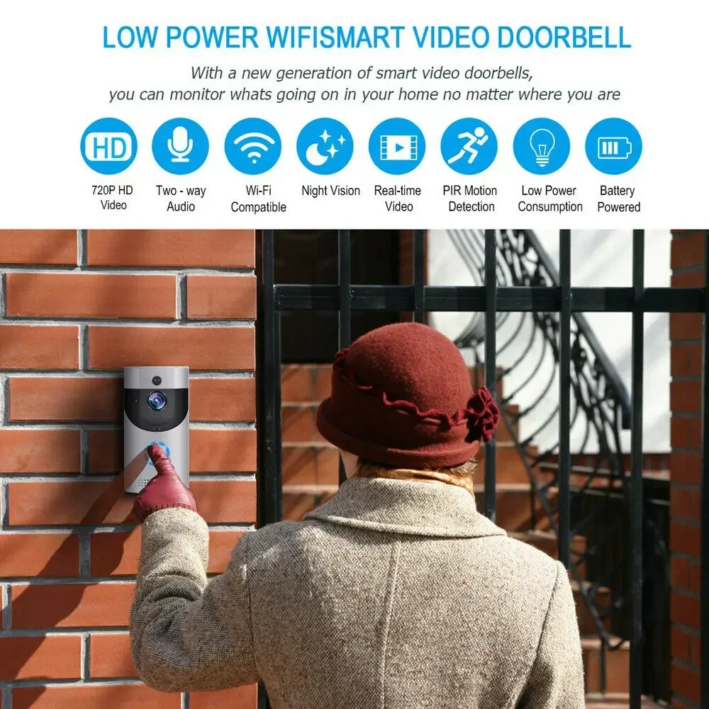 Sonnette de porte sans fil Wi- - Home Security Doorbell Camera avis et prix