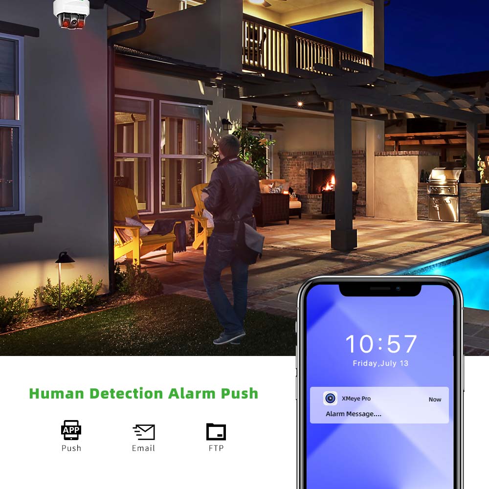 Caméra IP POE C GC PB 4MP, mic - Home Security For Apartments avis et prix