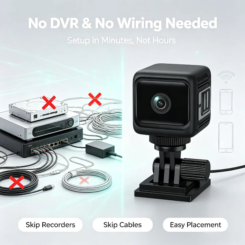 Caméra WiFi W11 Mini HD, longu - Home Security Blink avis et prix