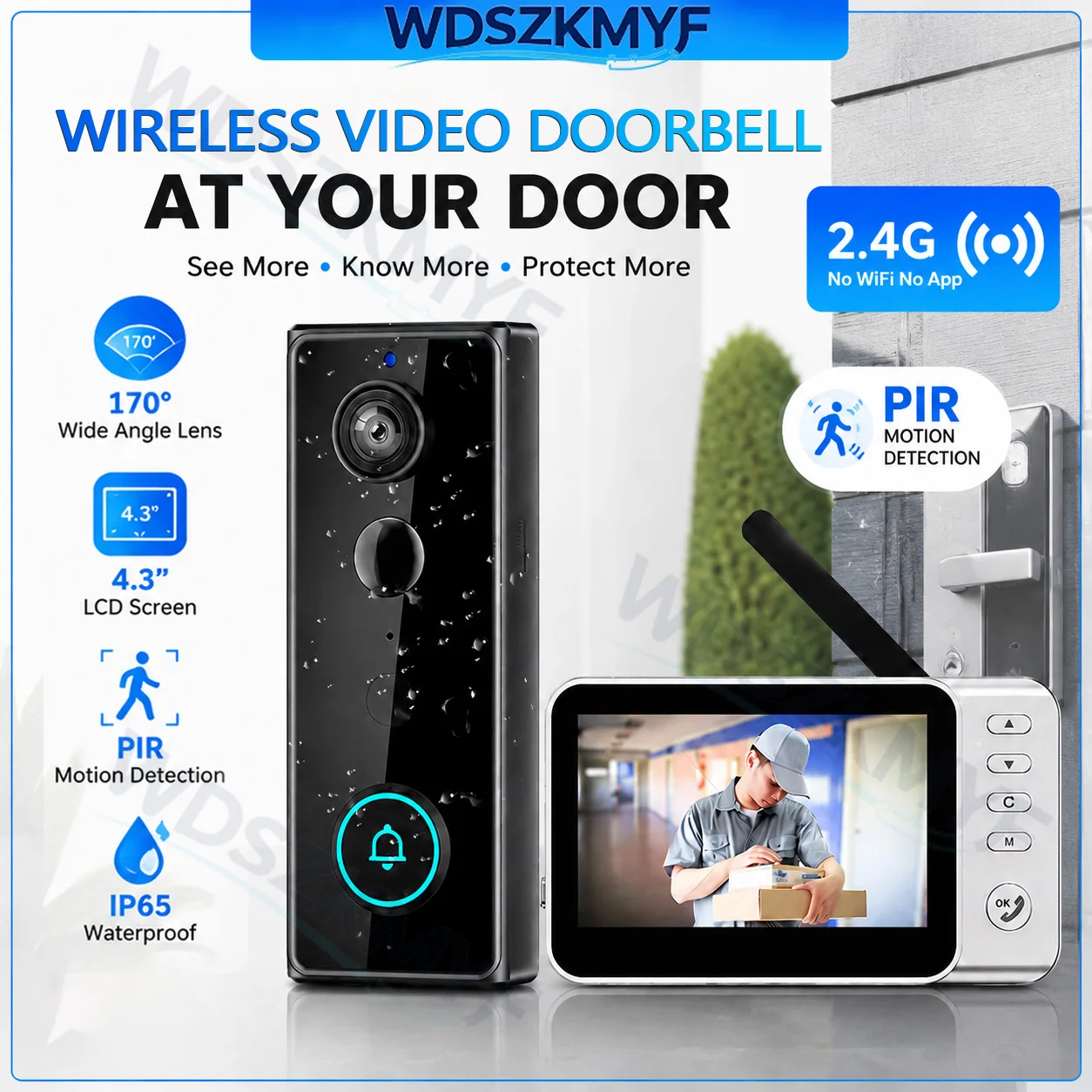 Nouvelle sonnette de porte san - Home Security Doorbell Camera avis et prix