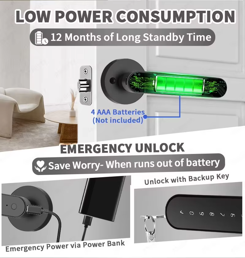 Serrure de porte numérique int - Home Security For Apartments avis et prix