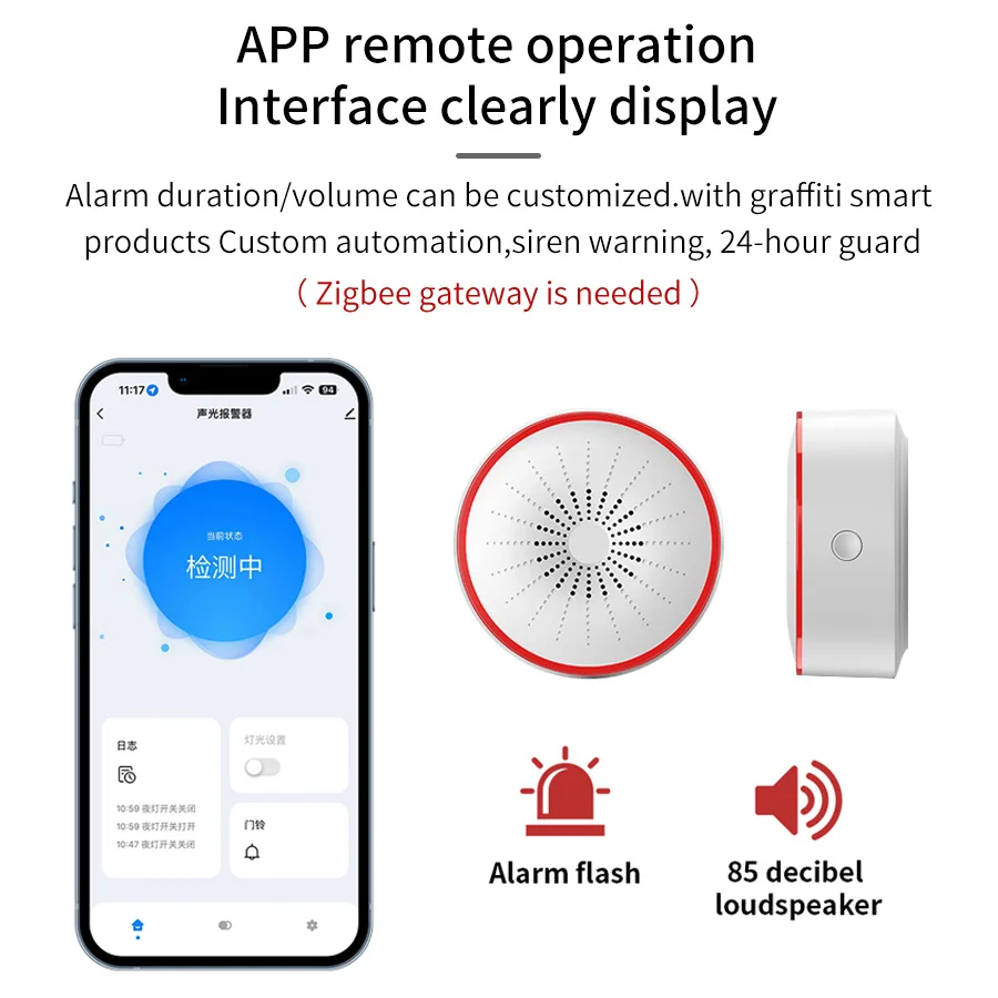 Tuya WiFi ZigBee alarme sirène - Home Security Blink avis et prix